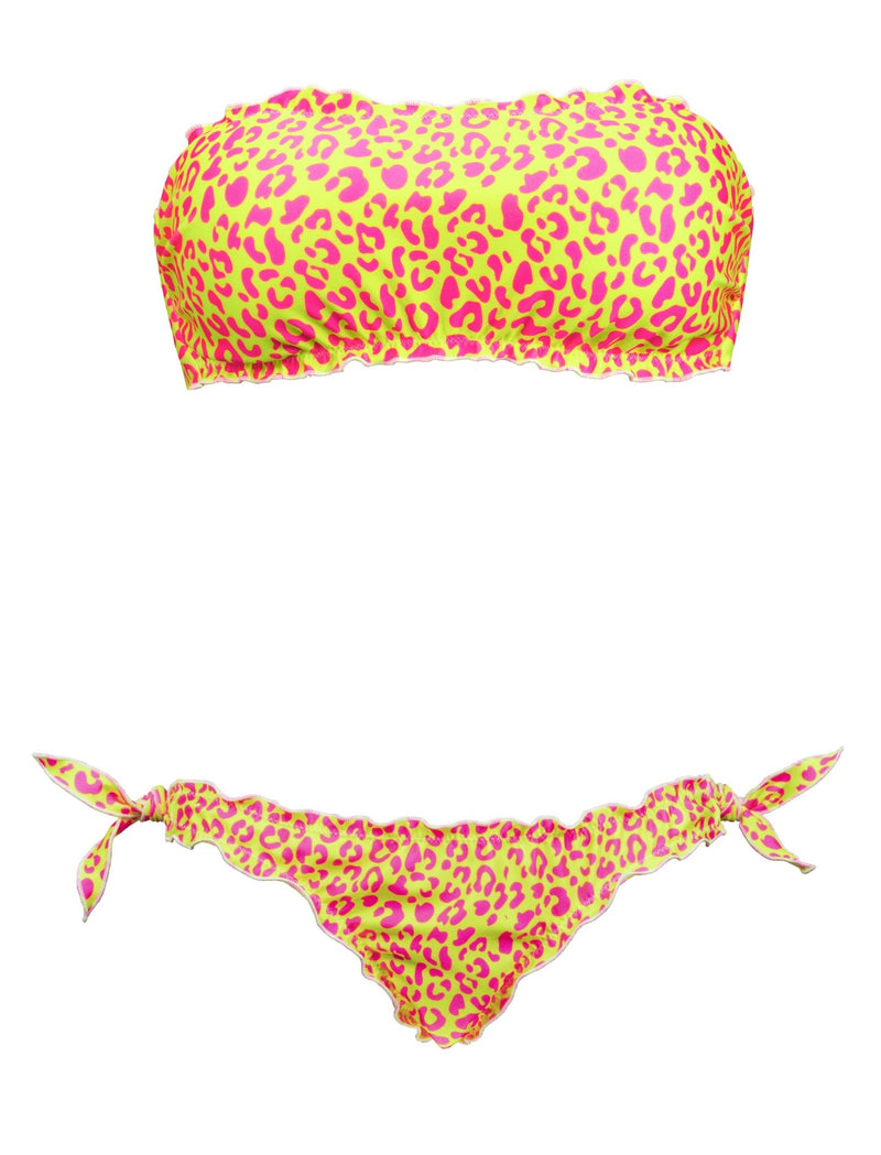 Fluo Leopard - Six Bikini